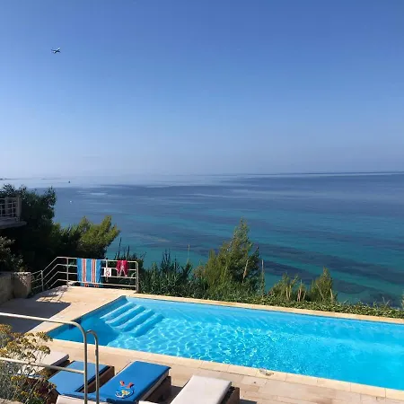 Villaparadiso Front Makris Gialos Villa